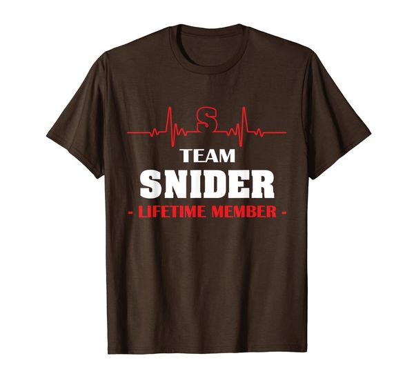 

team snider lifetime member family youth kid shirt 5ts, White;black