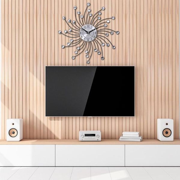 

wall clocks fashion clock european crystal bead pendant rhinestone jewelry hanging creative decoration
