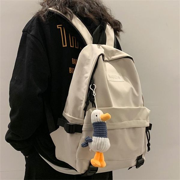 

backpack high school women fashion trend casual cartoon decoration bags for teens waterproof backpacks