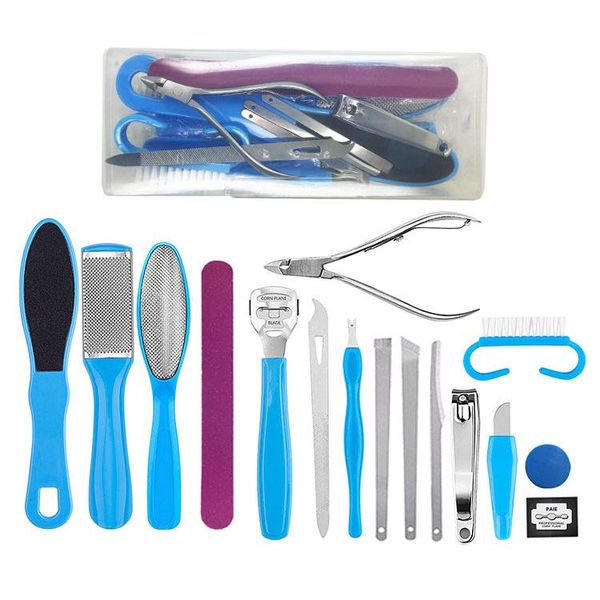 

nail art kits pin board 16 in 1 medic pedicure to go dead leather sickle scissors set tool