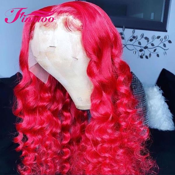 

lace wigs red colored curly human hair with baby pre plucked part brazilian remy bleached knots for women 150%, Black;brown
