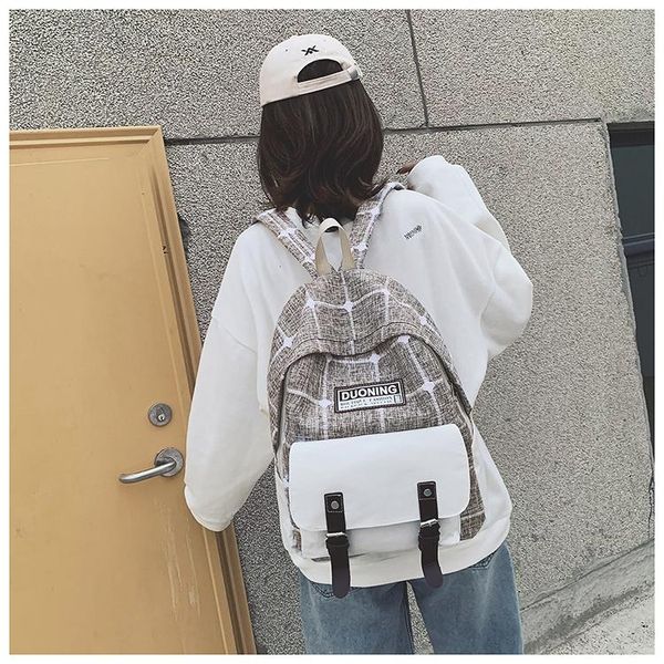

backpack 2021 korean version of high school yuansuo ulzzang large capacity ins