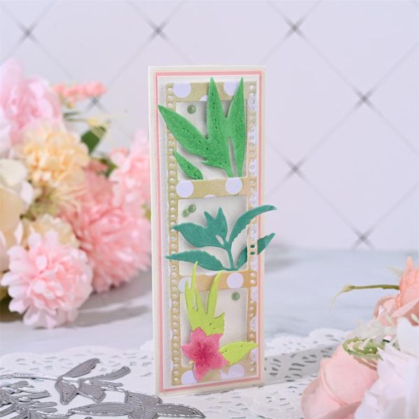

painting supplies yaminsannio leaves flower metal cutting dies decoration for scrapbooking craft stencil diy template decor handmade g