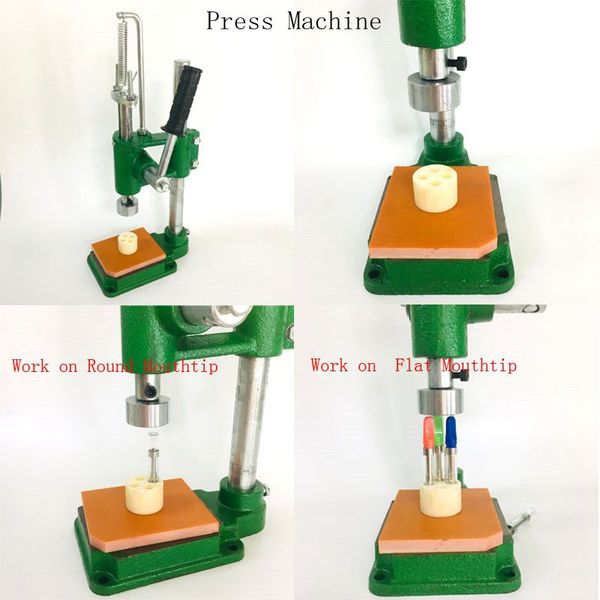 

full ceramic snap on cart press machine for press-on tip carts m6t dank vape moonrock cartridge pure one eureka 150mm*220mm*360mm 1 time 4pc