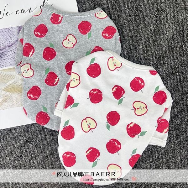 

dog apparel cartoon clothes apple clothing for dogs vest super pet outfits small cute summer golden retriever colourful boy ropa perro