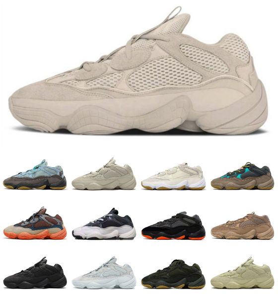

2021 kanye 500 mens running shoes enflame 500s taupe light reflective bone white utility black moon yellow blush desert rat women trainers s