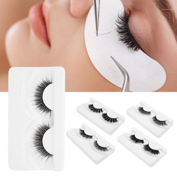 

artificial fiber false eyelashes exaggerated thick makeup eyelash extension1