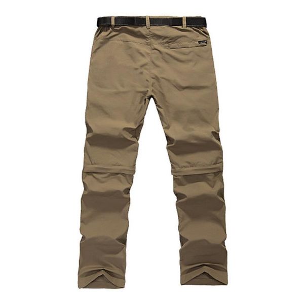 

men's pants spring summer men trousers fashion quick-drying outdoors sport detachable casual hiking climbing cargo, Black