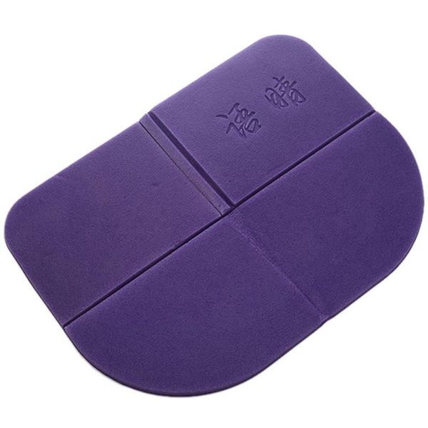 

foldable camping foam cushion outdoor hiking picnic mat 38.5*28*0.6cm purple pads