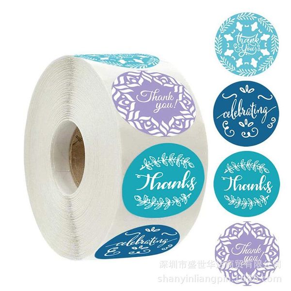 

500pcs gift sealing thank you stickers 4 design diary scrapbooking festival birthday party decorations labels wrap