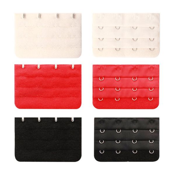 

intimates accessories bra elastic extension buckle back extended, Black;white