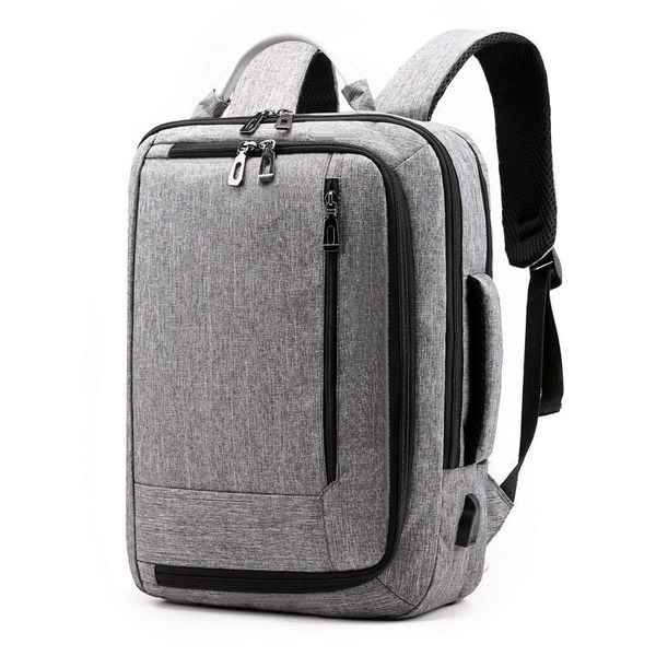 

backpack 2021 hidden anti theft zipper men school lapbackpacks water repellent travel multi usb charger male mochila