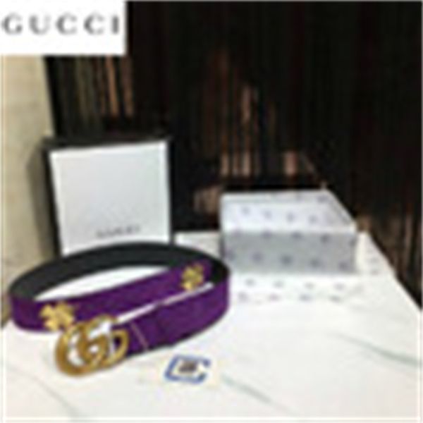 

brand designer luxury belt deep purple g buckle four-leaf clover gold accessories belt authentic official mens belts for men women belt with, Silver