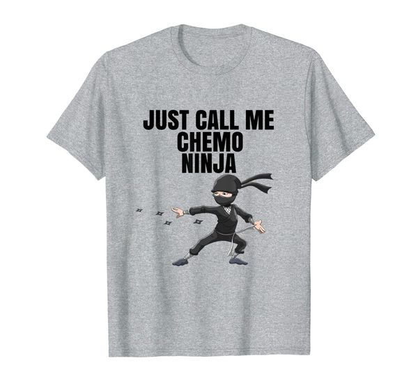 

cool chemo funny gift tee: chemo ninja shirt outfit gift tee, White;black