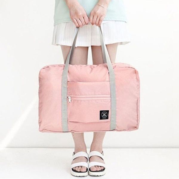 

duffel bags large casual waterproof travel clothes capacity shoulder bag foldable handbag duffle 2021