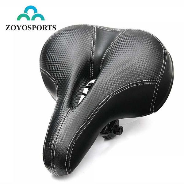 

bike saddles comfortable bicycle seat with springs hollow racing road saddle soft silica gel cycling mtb sport riding cyclist wide part
