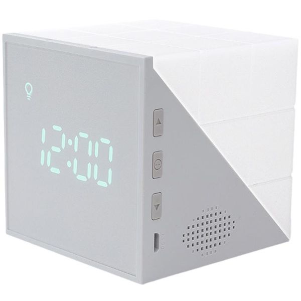 

desk & table clocks modern office digital clock cute creative silent girls bedroom luminous zegar cyfrowy home accessories ei50sz