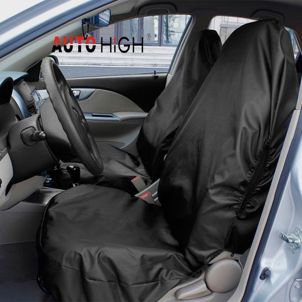 

car seat covers auto high universal cover set nylon waterproof protector 2pcs front black
