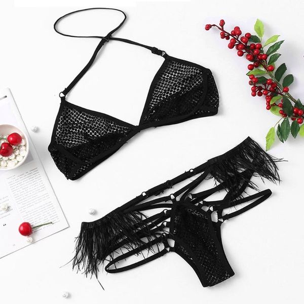 

bras sets seamless lace solid lingerie women g-string erotic set sleepwear lingeries plus size, Red;black