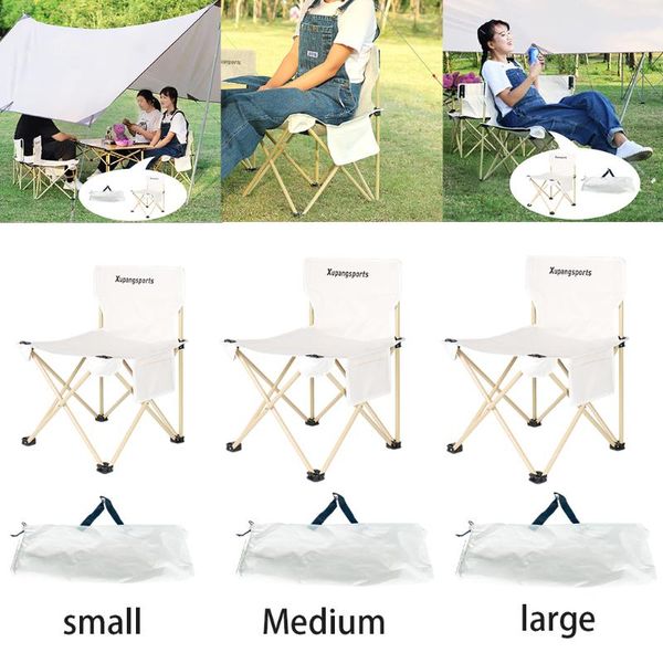

camp furniture detachable portable folding back rest chair outdoor camping chairs fishing garden backyard hiking picnic seat