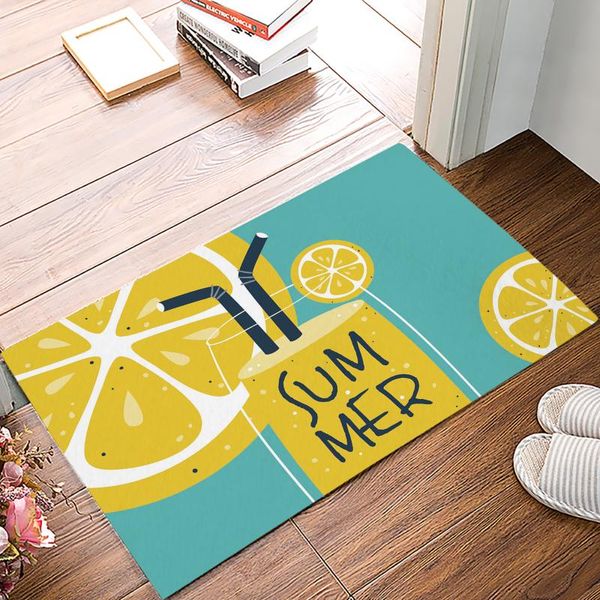 

carpets porch welcome doormat juice summer living room bedroom decoration kitchen bathroom antibacterial non-slip