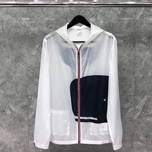 

men's hoodies & sweatshirts fashion brand jacket, sports coat, uv sunscreen, fast drying, thin windbreaker, casual fur, whale pattern, Black