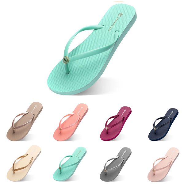 

women slippers fashion flip flops beach l indoor slipper triple black pink white lemon green grey navy womens shoes thirty four