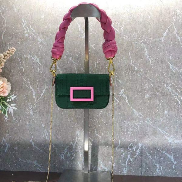 

branded crossbody handbag designer tote bag mini luxurys bags nano uette flap chain vertigo embroidery letter braided leather handle purse m