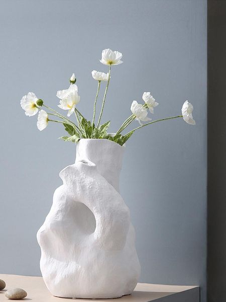 

vases irregular personality ceramic vase room living model soft decoration creative crafts ornaments