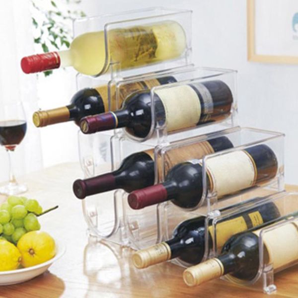 

tablewine racks plastic rack kitchen storage cabinet organizer holder counter bottle 9.5*21*10.5cm