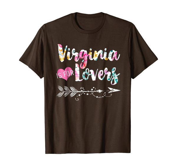 

virginia is for the lovers shirt, White;black