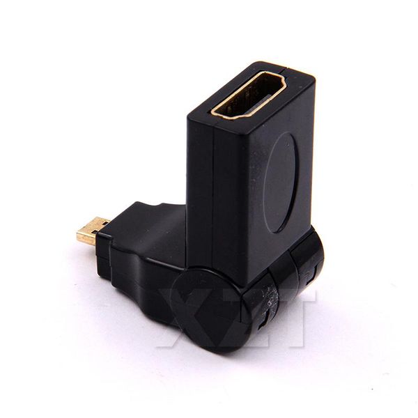 

audio cables & connectors pz est micro male to female 180/360 degree rotating 90 right angle adapter convertor cable for tablet