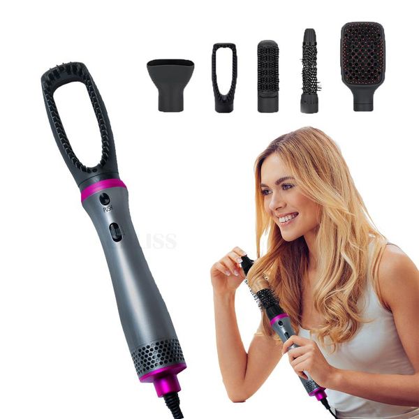 

electric hair brushes brush dryer 5 in 1 air comb blower rotating curling iron