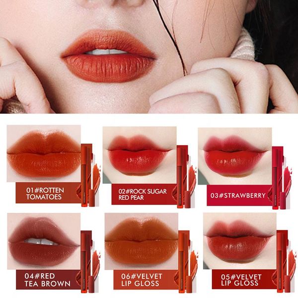 

lip gloss matte liquid lipstick velvet is not easy to fade non-stick cup long-lasting moisturizing air glaze 20g