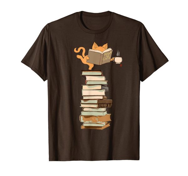 

Yoga Kittens, Cats, tea and books gift t shirt T-Shirt, Mainly pictures