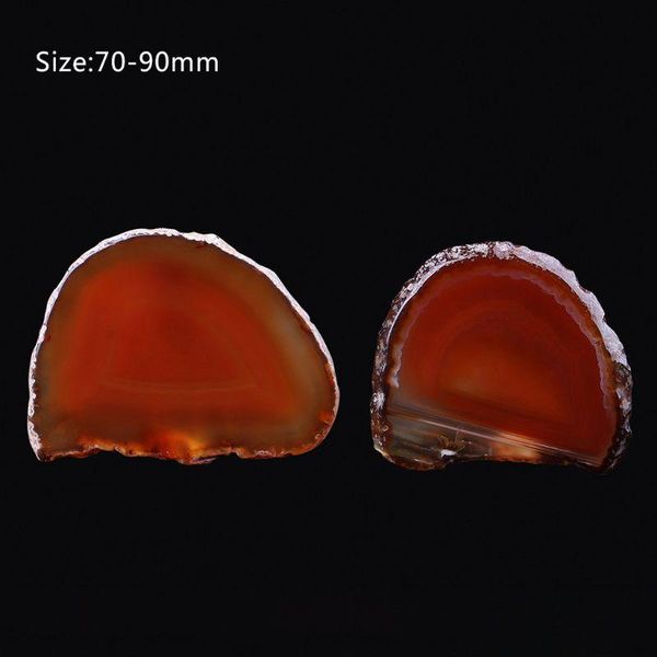

natural agate geode polished irregular crystal slice stone diy pendant mineral home decoration k4ua decorative objects & figurines