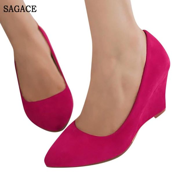 

dress shoes women color business suit office ladies pump wedged work casual single elegant square heel, Black