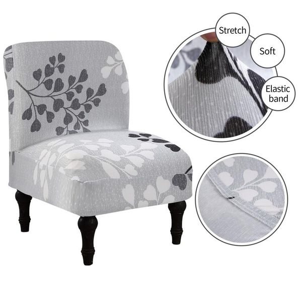 

spandex accent chairs cover armless chair mid-century modern slipcover furniture protector sillas decorativas covers