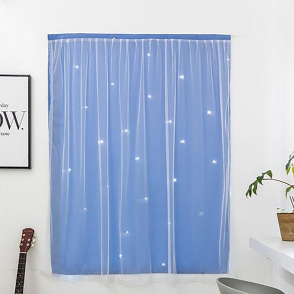 

blackout curtains for living room para salon cortinas rideau modern minimalist easy to paste small curtain punching 2021 & drapes