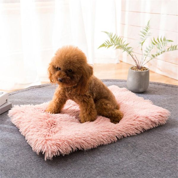 

kennels & pens winter dog bed mat soft fleece pet cushion house warm puppy cat sleeping blanket for small large dogs cats