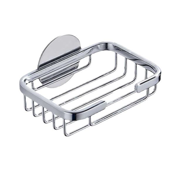 

soap dishes 304 stainless steel dish holder bathroom organizer metal kitchen holders wall mounted punch-shower storage tray