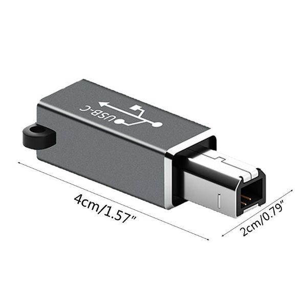 

hubs small kits usb type-c to type-b midi adapter for type b equipped scanner printer server hard drive camera piano dropship