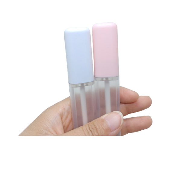 

plastic lip gloss tube pink white matte cosmetic container glaze lipgloss packaging empty 10/25pcs storage bottles & jars