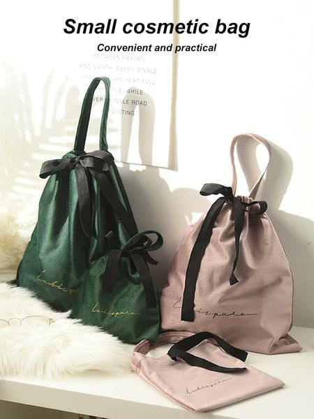

storage bags drawstring pouch bag hair dryer sacks wedding souvenir great pockets for gifts jewelry makeup accessories