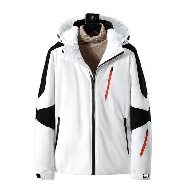 

down jacket mengkou luo men and women couples 2021 thickened trend handsome short tooling winter, Black