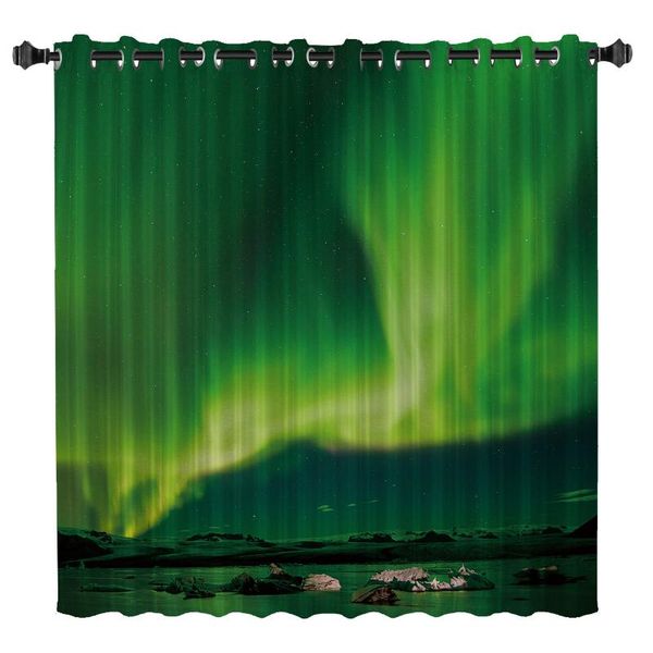 

curtain & drapes natural landscape aurora pictures window treatments curtains valance room large blackout bedroom