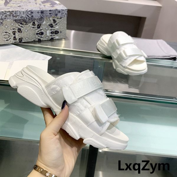 

official website 70% off outlet women slippers sandals platform ladies shoes shallow mouth zapatos de mujer slip-on flat sport slides brand, Black