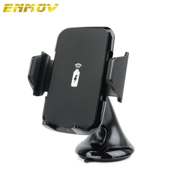 

cell phone mounts & holders enmov fast qi wireless charger for mobile holder dashboard mount chariging xs max xr 8 plus s9 s8