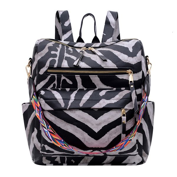 

backpack pu large capacity travel korean student simple british style