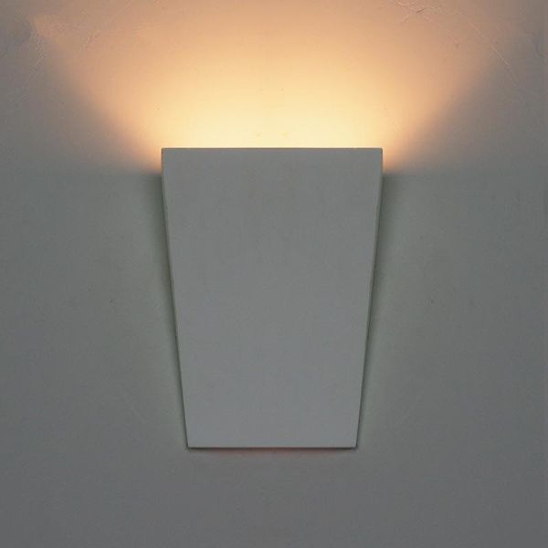 

wall lamps the modern and minimalist lamp aisle bedrooms restaurant light white color geometric plaster wandlamp for cozy bedside